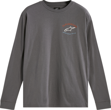 ALPINESTARS Full Face Long-Sleeve T-Shirt - Charcoal - Medium