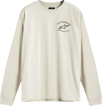 ALPINESTARS Full Face Long-Sleeve T-Shirt - Off White - Medium