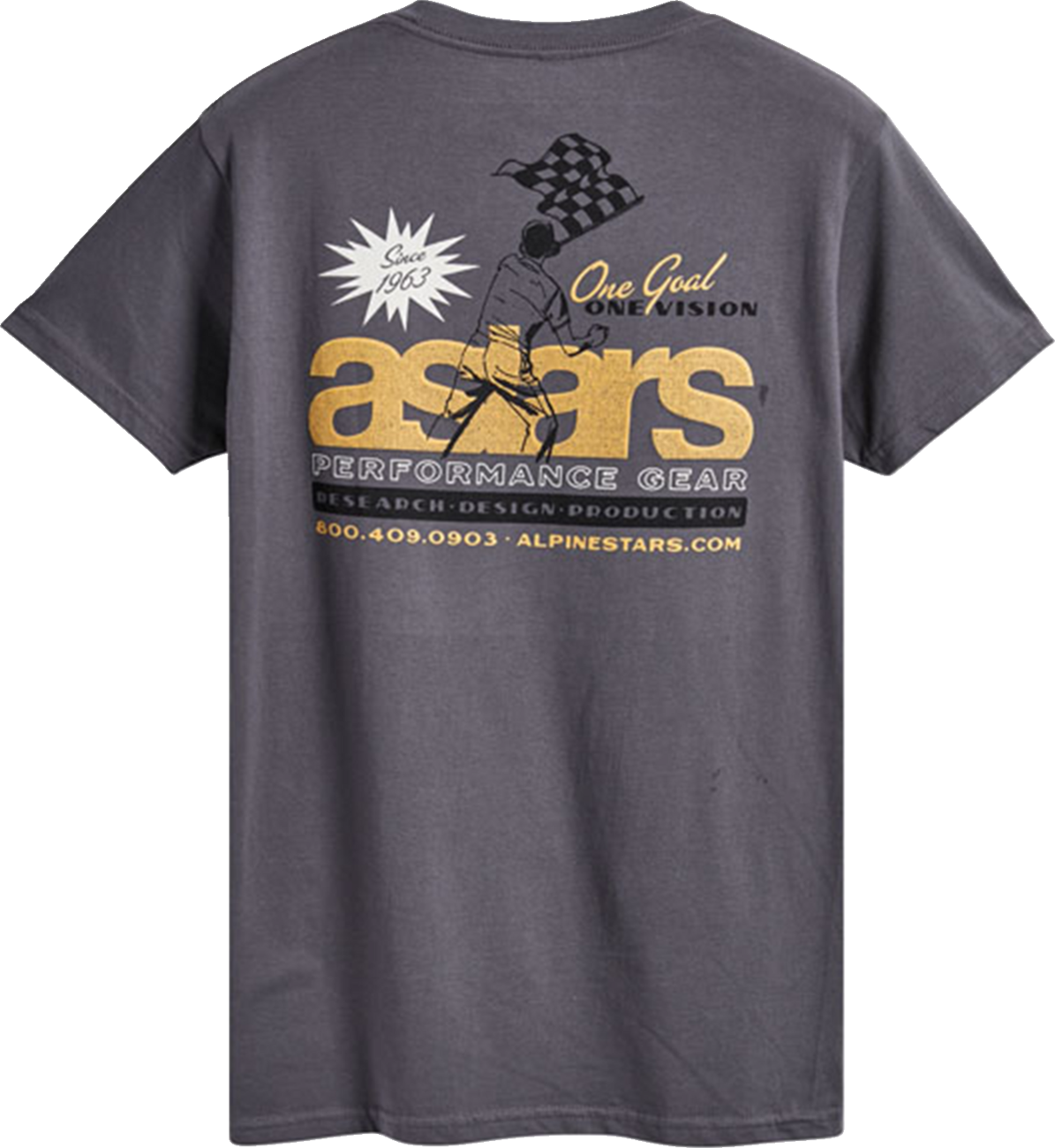 ALPINESTARS Flagged T-Shirt - Charcoal - 2XL