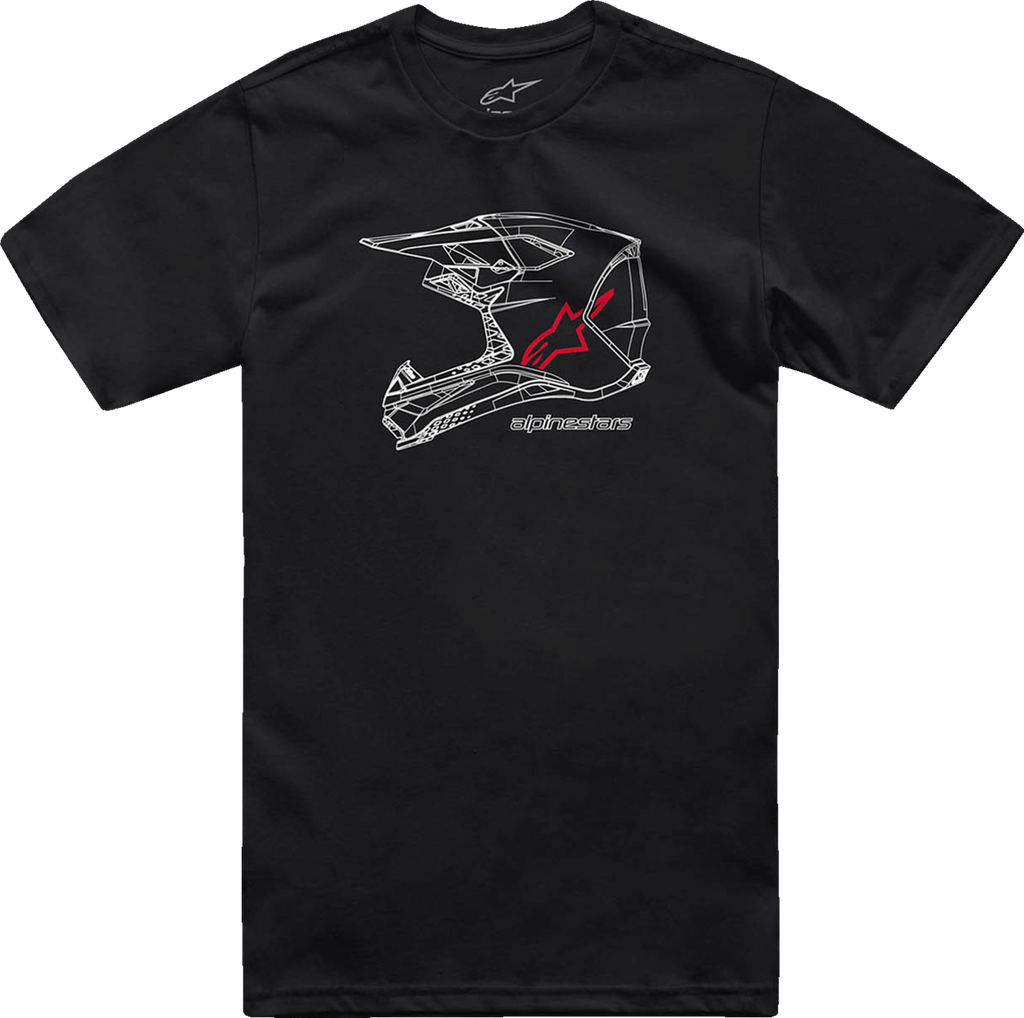 ALPINESTARS MX Helmet T-Shirt - Black - XL