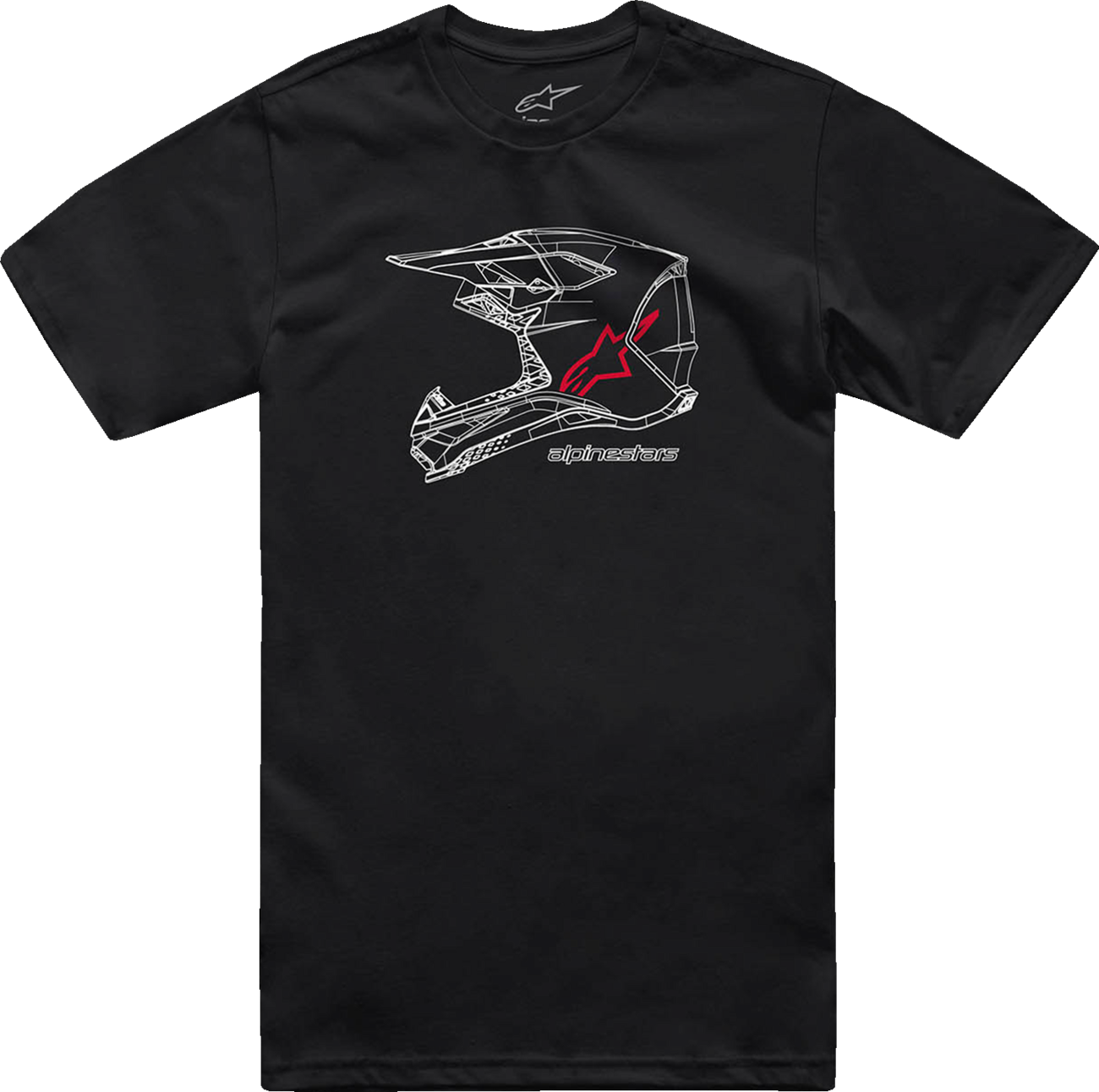 ALPINESTARS MX Helmet T-Shirt - Black - XL