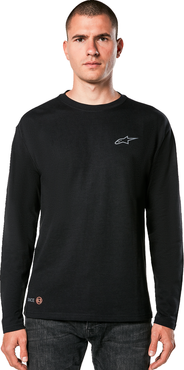 ALPINESTARS Inclinate Mesh Long-Sleeve T-Shirt - Black - Large