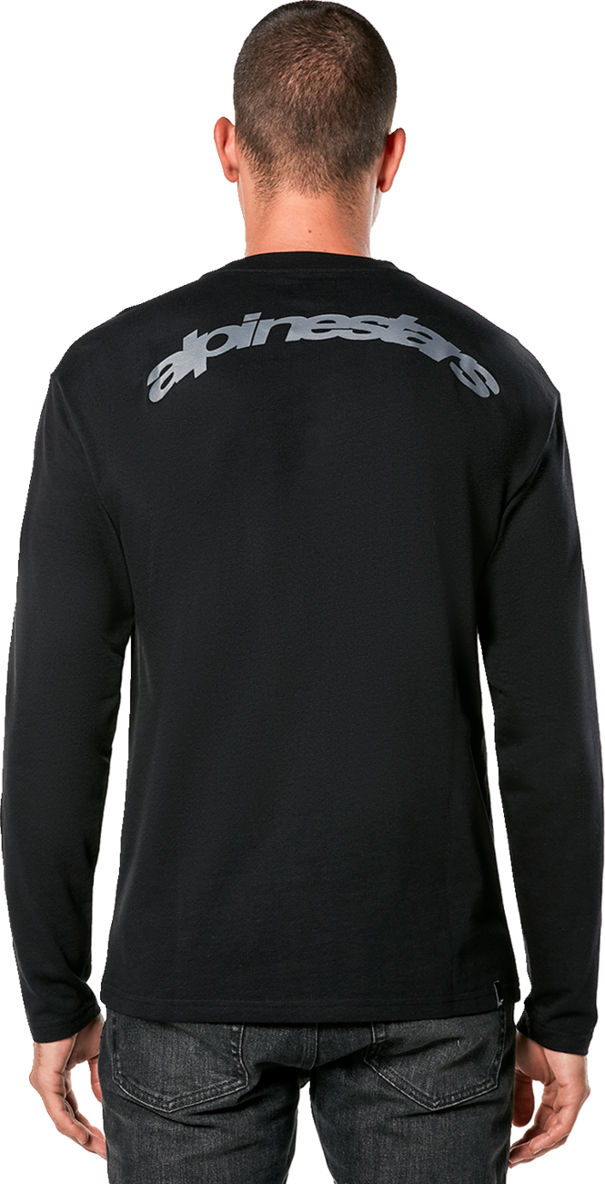 ALPINESTARS Inclinate Mesh Long-Sleeve T-Shirt - Black - Large