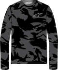 ALPINESTARS Performance Long-Sleeve T-Shirt - Black/Camo - XL