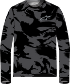 ALPINESTARS Performance Long-Sleeve T-Shirt - Black/Camo - XL