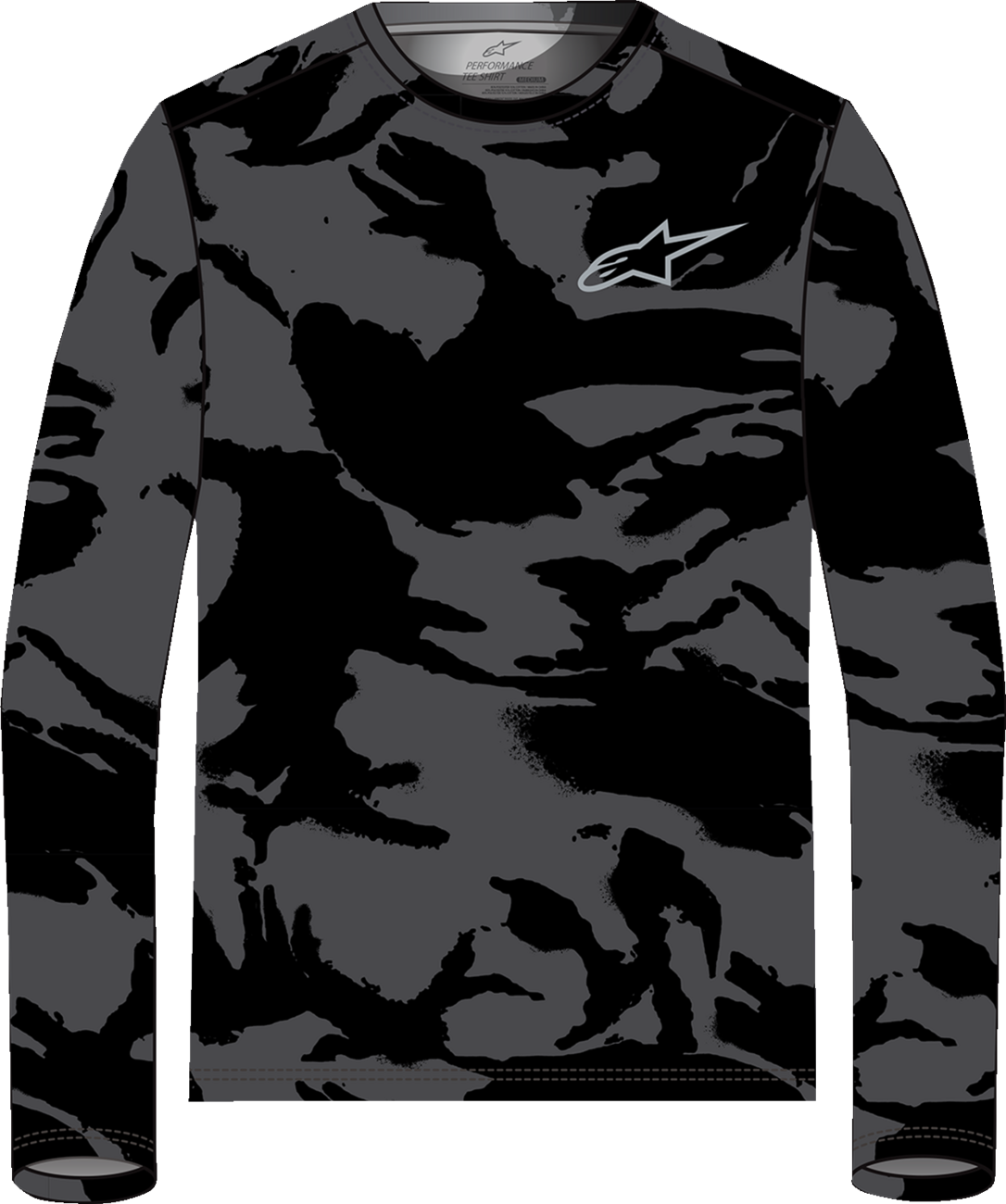 ALPINESTARS Performance Long-Sleeve T-Shirt - Black/Camo - XL