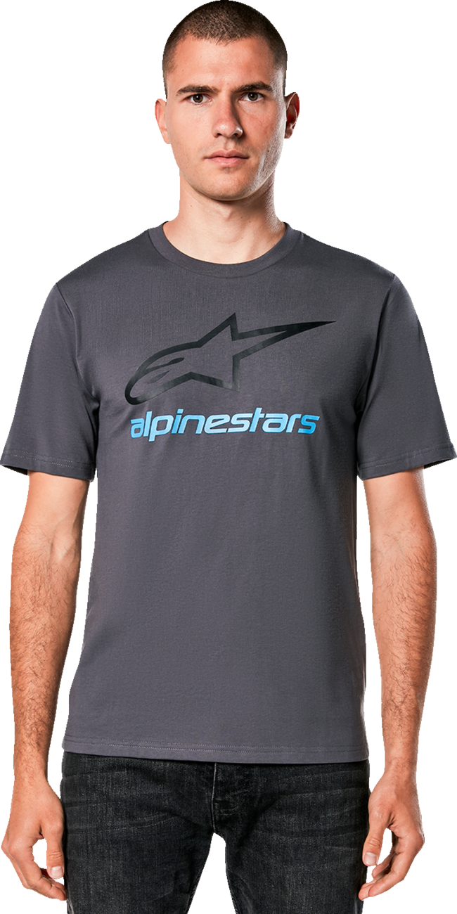 ALPINESTARS Always 2.0 CSF T-Shirt - Charcoal/Black/Blue - Medium