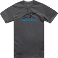 ALPINESTARS Always 2.0 CSF T-Shirt - Charcoal/Black/Blue - Medium