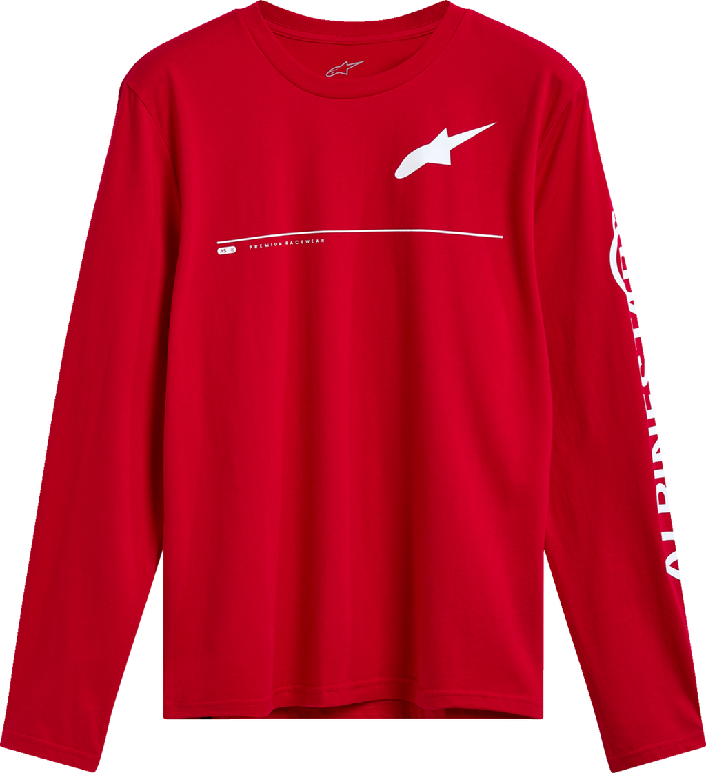 ALPINESTARS Committed Long-Sleeve CSF T-Shirt - Red - Large