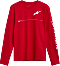 ALPINESTARS Committed Long-Sleeve CSF T-Shirt - Red - Large