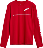 ALPINESTARS Committed Long-Sleeve CSF T-Shirt - Red - Large