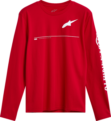 ALPINESTARS Committed Long-Sleeve CSF T-Shirt - Red - Large