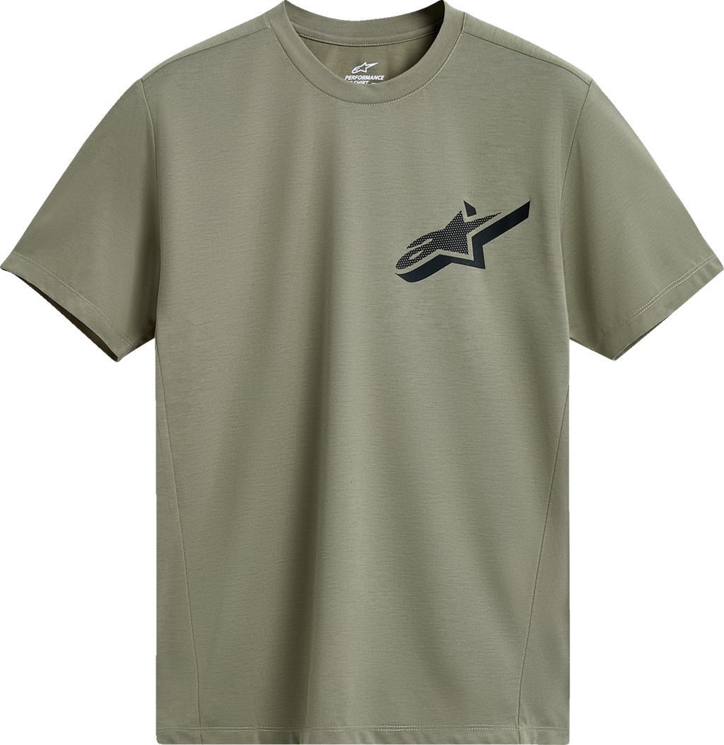 ALPINESTARS Attrition Performance T-Shirt - Light Green/Black - Medium