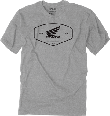 Factory Effex Tee Honda Origin Hthr - Gray
