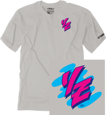 Factory Effex Tee Yamaha Retro Yz Lt - Gray