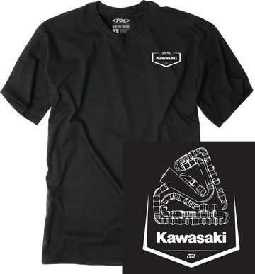Factory Effex Tee Kawasaki Track - Black