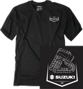Factory Effex Tee Suzuki Track - Black