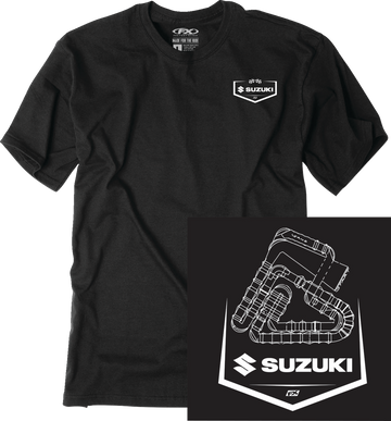 Factory Effex Tee Suzuki Track - Black