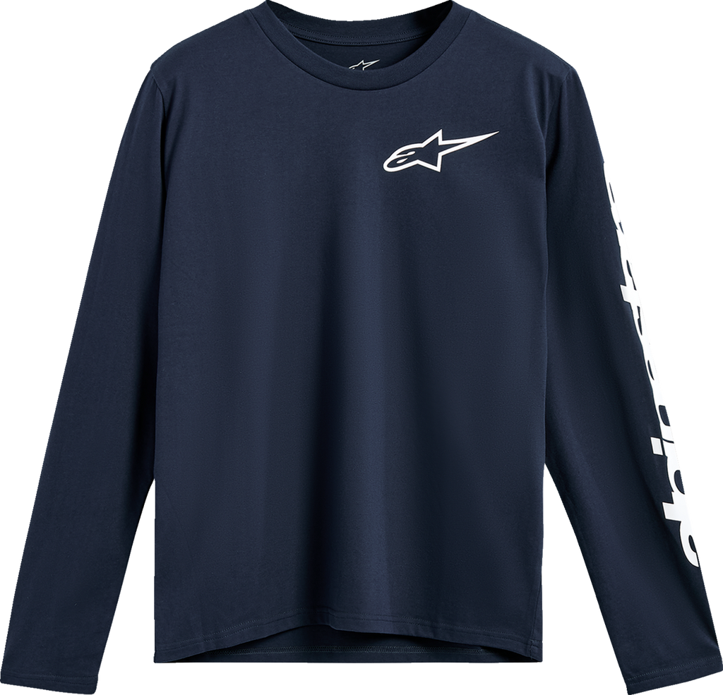 ALPINESTARS Trackside Long-Sleeve CSF T-Shirt - Navy - Medium
