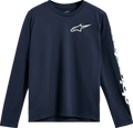 ALPINESTARS Trackside Long-Sleeve CSF T-Shirt - Navy - Medium