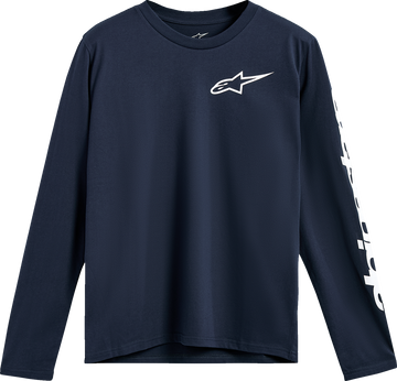 ALPINESTARS Trackside Long-Sleeve CSF T-Shirt - Navy - Medium