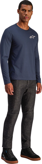 ALPINESTARS Trackside Long-Sleeve CSF T-Shirt - Navy - Medium