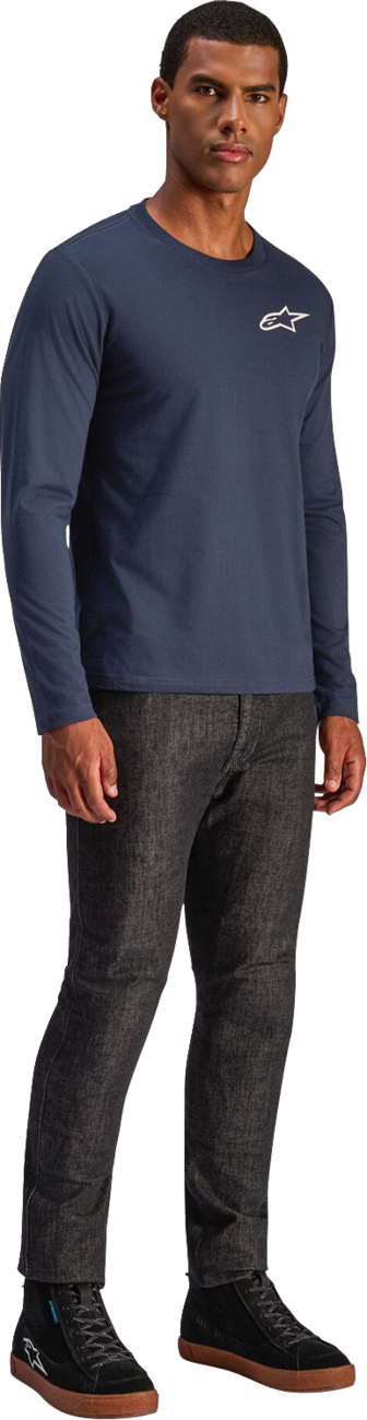 ALPINESTARS Trackside Long-Sleeve CSF T-Shirt - Navy - Medium