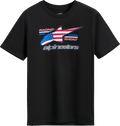 ALPINESTARS National CSF T-Shirt - Black/USA - Medium