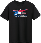 ALPINESTARS National CSF T-Shirt - Black/USA - Medium