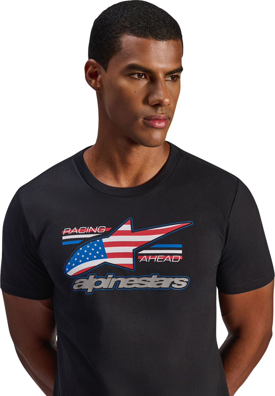 ALPINESTARS National CSF T-Shirt - Black/USA - Medium