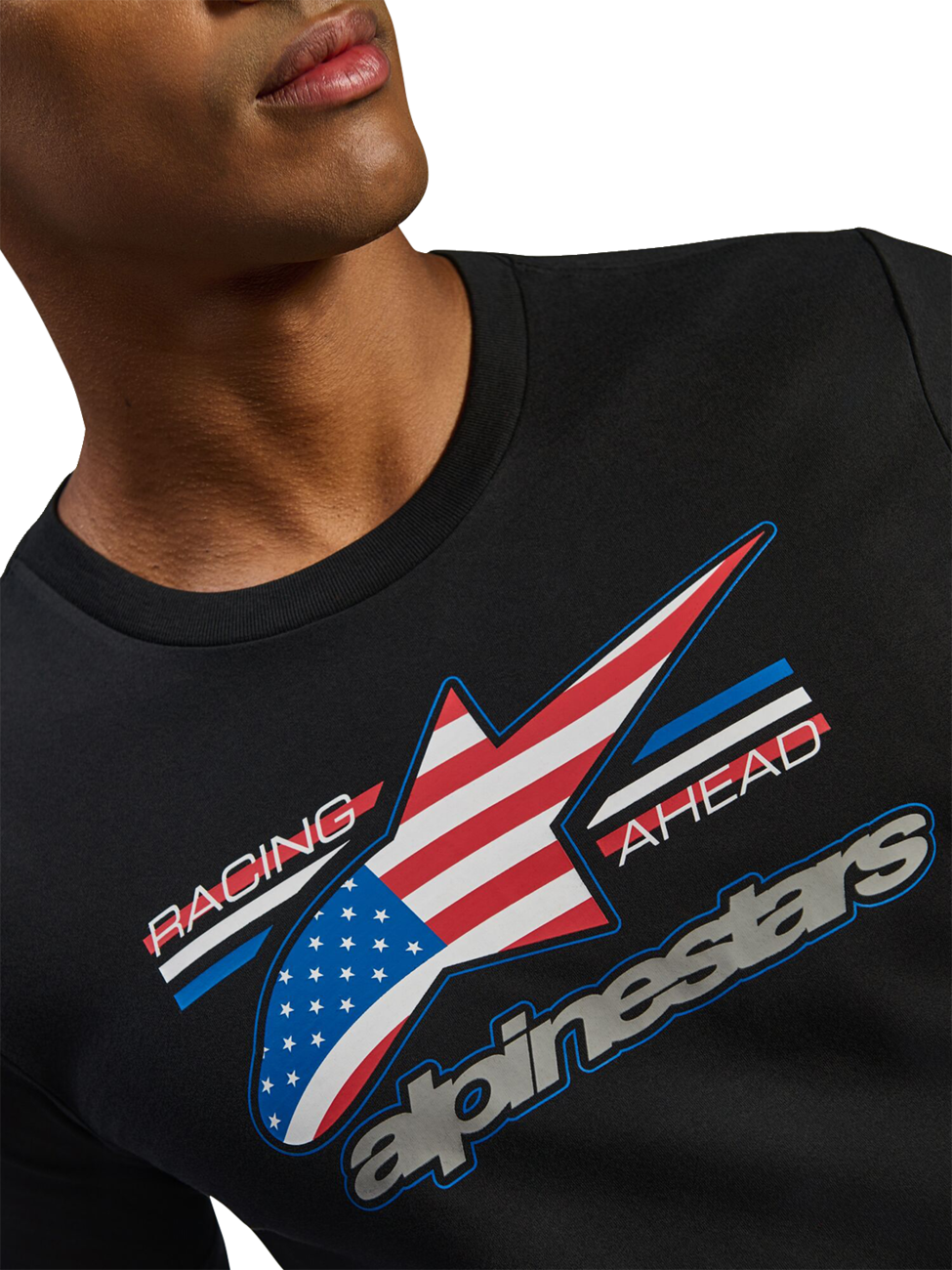 ALPINESTARS National CSF T-Shirt - Black/USA - Medium