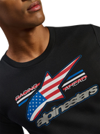 ALPINESTARS National CSF T-Shirt - Black/USA - Medium