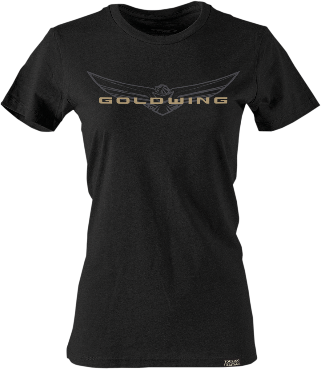 Factory Effex Tee Wm GOLDWING1 - Black