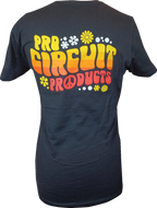 PRO CIRCUIT Women's Groovy T-Shirt - Black - XL