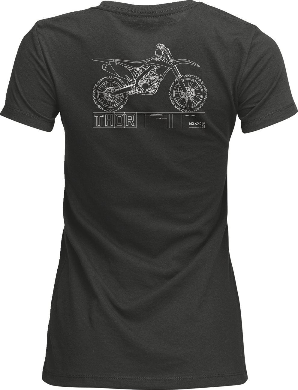 Thor Tee Womens Blueprint Charcoal