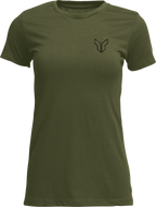 Thor Tee Womens Patched Up Military Green