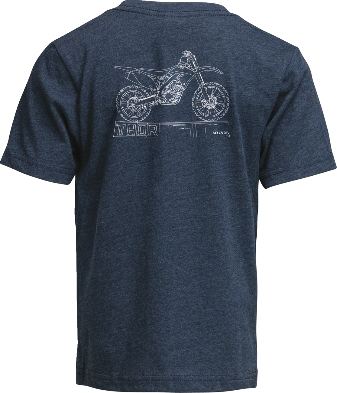Thor Tee Yth Blueprint Navy