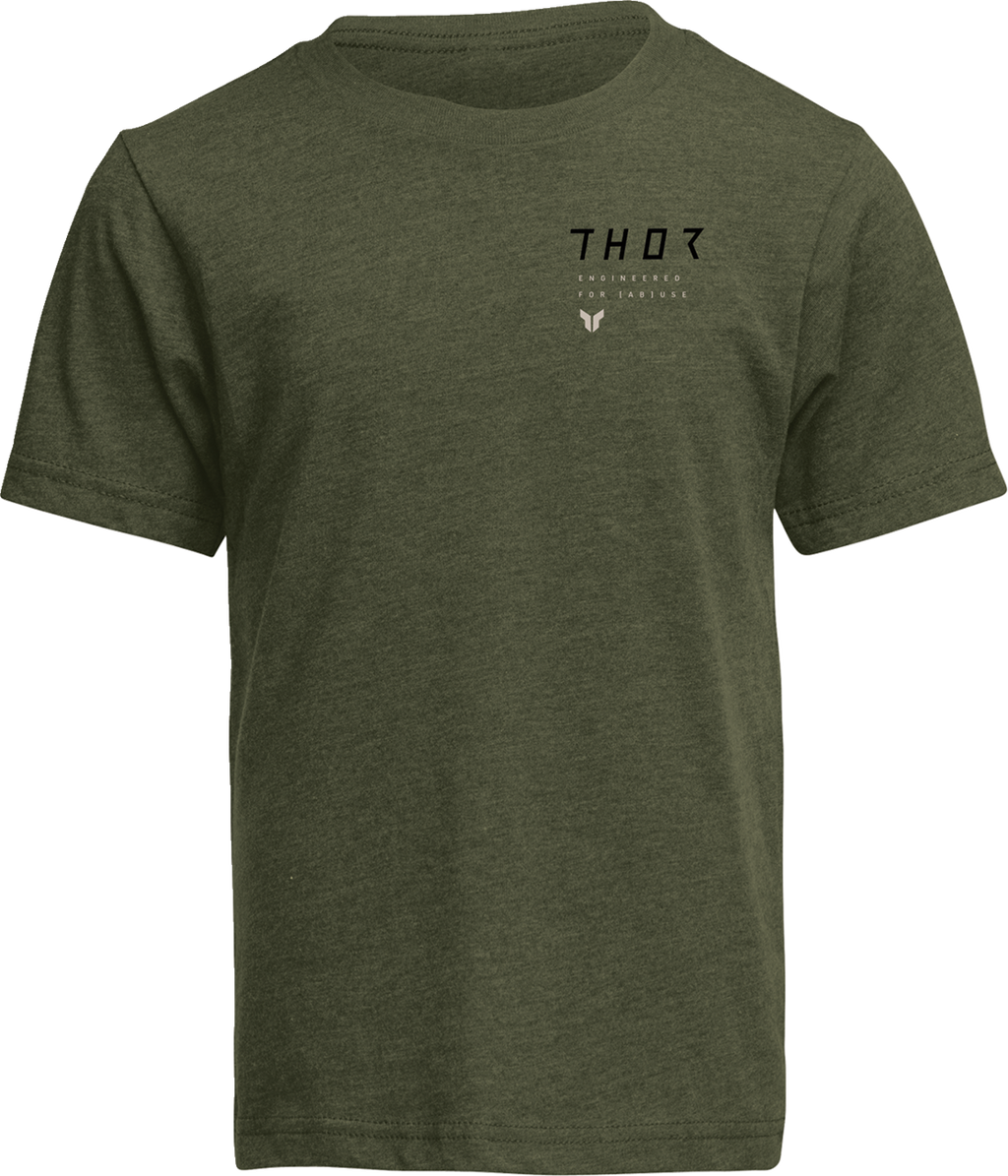 Thor Tee Youth Stamp Olive