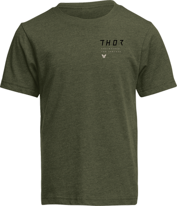 Thor Tee Youth Stamp Olive