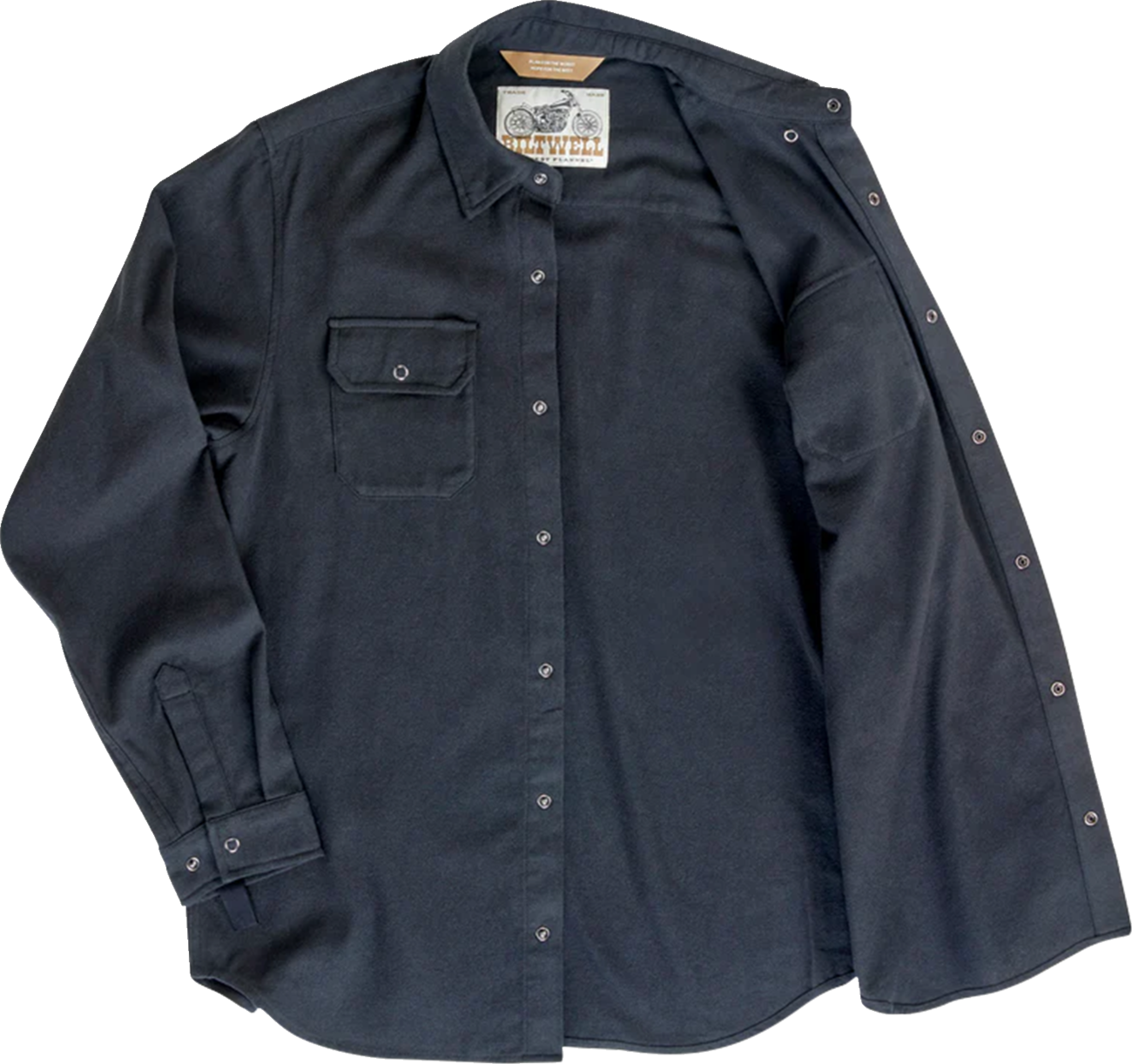 Biltwell Flannel Hi Test Black