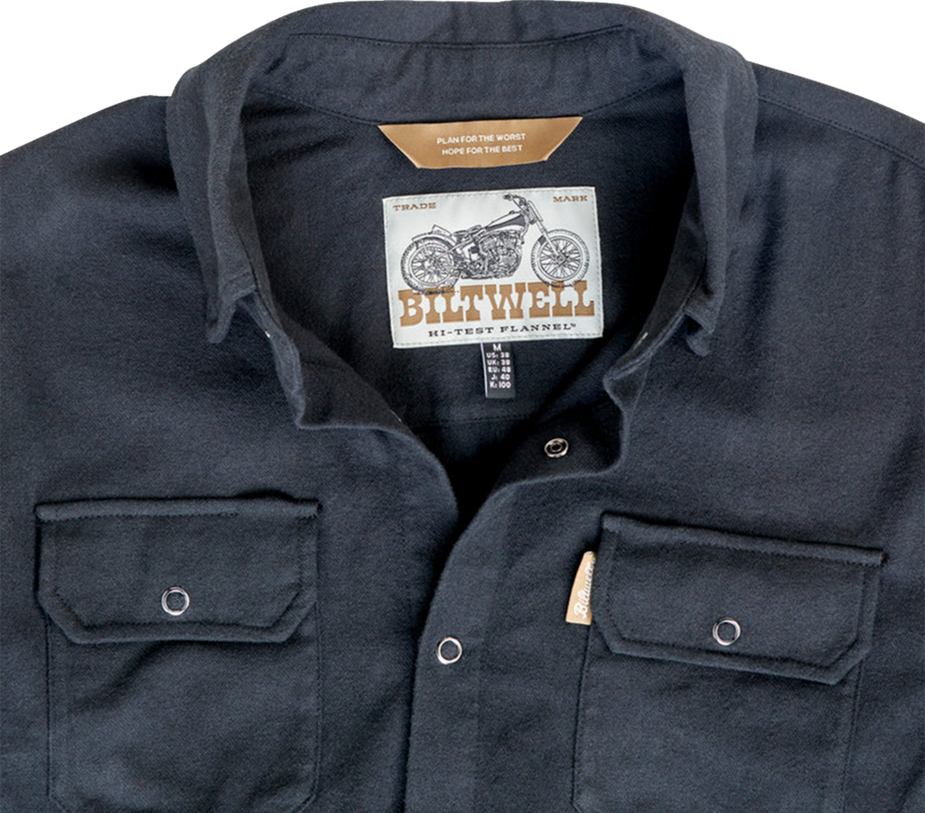 Biltwell Flannel Hi Test Black