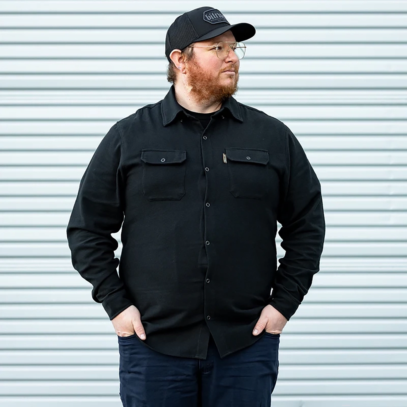 Biltwell Flannel Hi Test Black