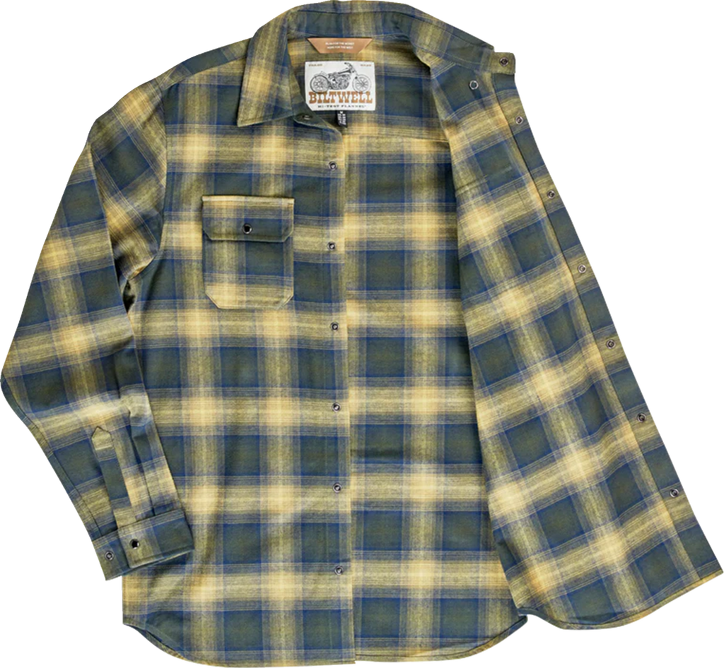 Biltwell Flannel Hi Test Moss