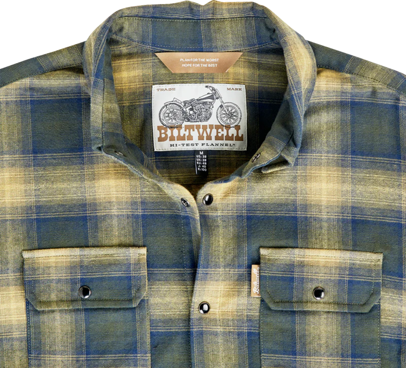Biltwell Flannel Hi Test Moss