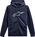 ALPINESTARS Ageless II Zip Hoodie - Navy/Gray - Medium