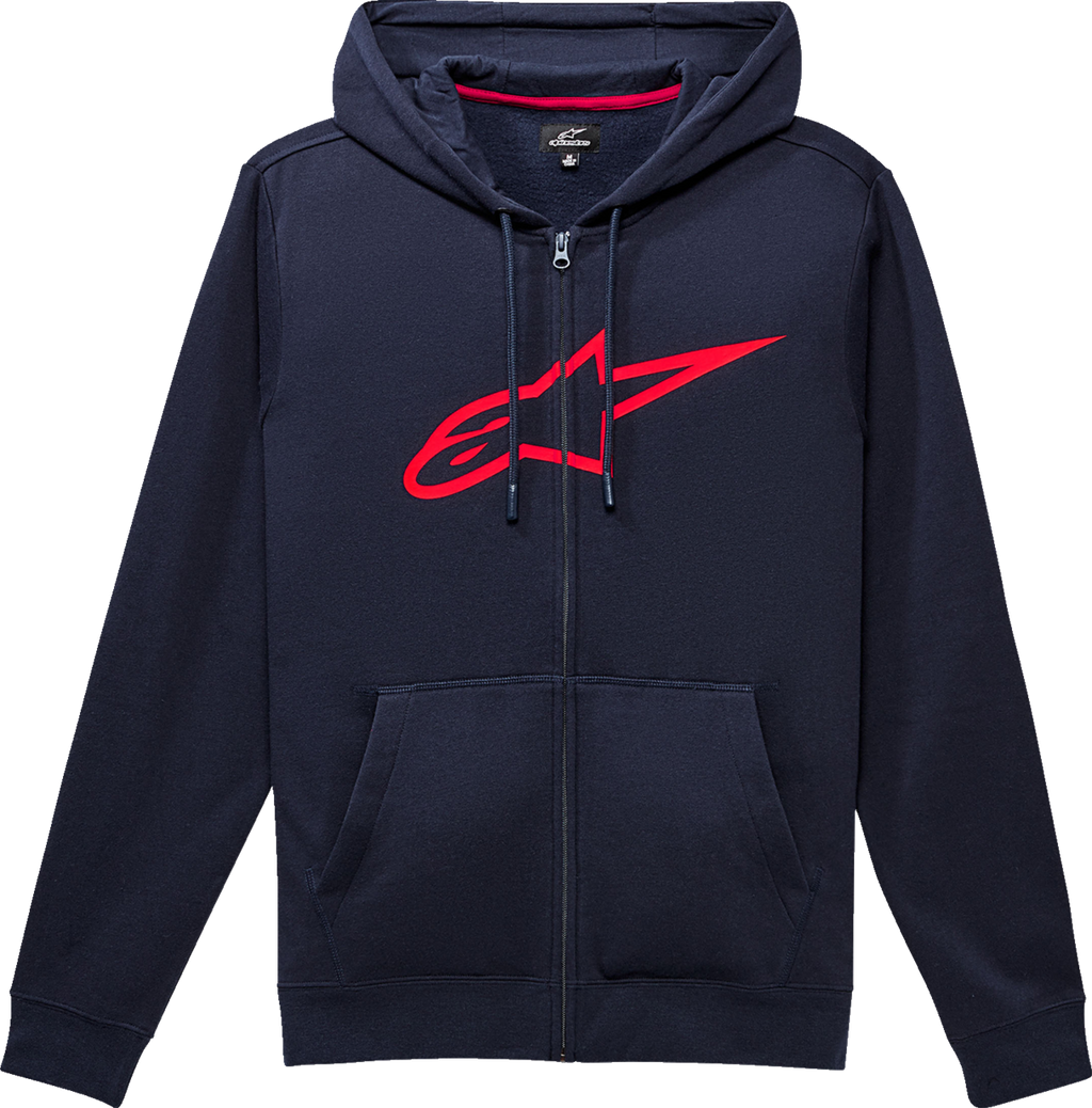 ALPINESTARS Ageless II Zip Hoodie - Navy/Red - Medium