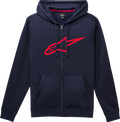 ALPINESTARS Ageless II Zip Hoodie - Navy/Red - Medium