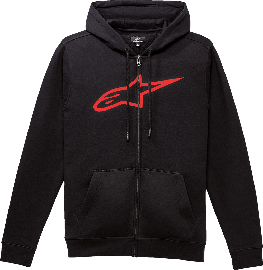 ALPINESTARS Ageless II Zip Hoodie - Black/Red - 2XL