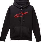 ALPINESTARS Ageless II Zip Hoodie - Black/Red - 2XL