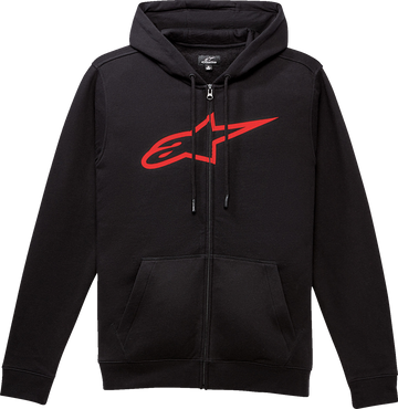 ALPINESTARS Ageless II Zip Hoodie - Black/Red - 2XL